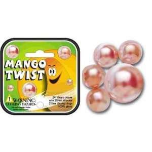 Marbles   MANGO TWIST MARBLES NET (1 Shooter Marble, 24 Player Marbles 