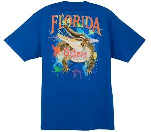 Guy Harvey Florida Gators Collegiate T Shirt Blue S XXL  