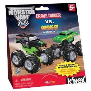   Jam® Grave Digger® vs. Avenger® Micro Building Set Toys & Games