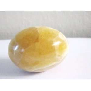  Crystal Healing Yellow Calcite Stone Carved and Polished 