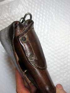   1943 US Brown Military Flap Gun Holster COLT 1911 Government 45  