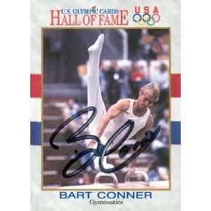  Bart Conner Autographed/Hand Signed card (Gymnastics 