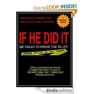 If He Did It C. V. Conner  Kindle Store