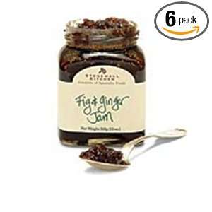 Stonewall Kitchens Fig & Ginger Jam 13 Ounce Jars (Pack of 6)
