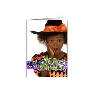 Happy Halloween little bat   Customized Photo Card