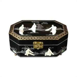  Oriental Furniture Violetta Asian Jewelry Box LCQ 325 