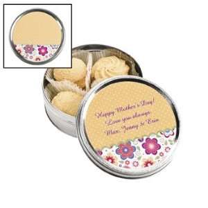 Personalized Mothers Day Cookie Tin   Candy & Snack Foods  