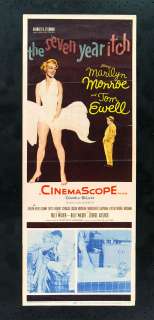SEVEN YEAR ITCH * MARILYN MONROE ORIG MOVIE POSTER  