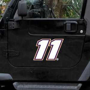  NASCAR Denny Hamlin 12 Driver Number Car Magnet: Sports 
