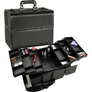  SHANY Jet Black Makeup case with Trays   Premium quality 