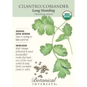  Organic Cilantro / Coriander Seeds Patio, Lawn & Garden