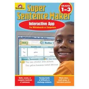  Evan Moor Super Sentence Builder Interactive App   Gr 1 3 