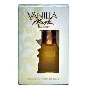  Vanilla Musk By Coty   0.375 Oz Perfume Oil Splash Beauty