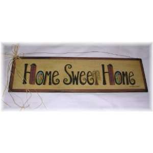   Sweet Home Saltbox House Wooden Country Wall Art Sign