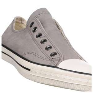   Varvatos Converse Chuck Taylor Charcoal Leather slip on sneakers