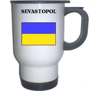  Ukraine   SEVASTOPOL White Stainless Steel Mug 