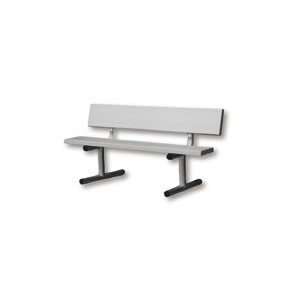  4 ALUMINUM COURTSIDE BENCH FOREST GREEN Sports 