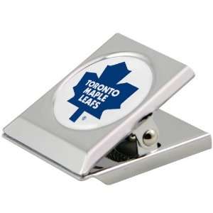 Toronto Maple Leafs Silver Heavy Duty Magnetic Chip Clip:  