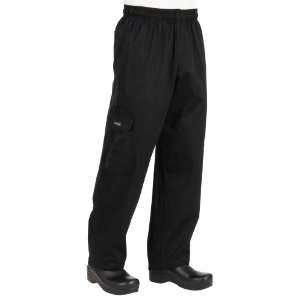  Chef Works CPBL 000 Black J54 Cargo Pants, Size 3XL