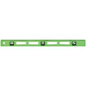 Johnson Level & Tool 7736 L 36 Inch Glo Lime Structo Cast Level w/Rule 