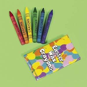  Six Easter Crayons per box   12 per unit Toys & Games