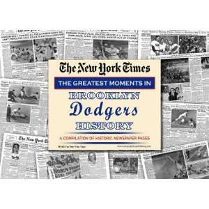  Brooklyn Dodgers unsigned Greatest Moments in History New 