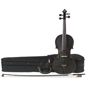  Cremona SV 75BK 1/2 Violin (Black) Musical Instruments