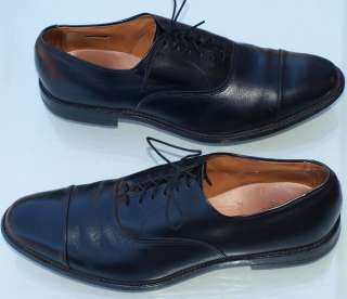 Allen Edmonds Mens Black Cap Toe Shoes size 12  