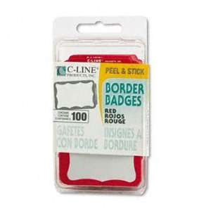  C Line® Self Adhesive Name Badges BADGE,NAME,PLAIN,RD 