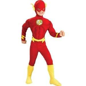  Flash Deluxe Muscle Child Large Costume: Toys & Games