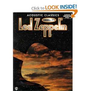   Led Zeppelin Acoustic Classics, Vol. 1 (9780897245890) Warner Books