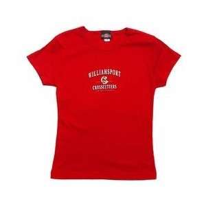 Old Time Sports Williamsport Crosscutters Womens Daisy Babydoll Tee 