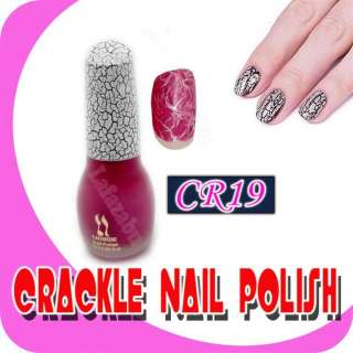 Fashion Crackle Nail Polish 18ml 20 colors for selection CR01 20 