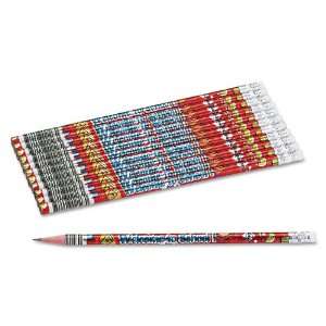  Moon Products  Decorated Wood Pencil, Welcome To School 