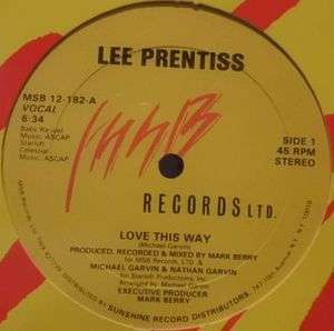   Lee Prentiss   Love This Way *KILLER BOOGIE* Crazy Rare 1983  