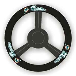  Miami Dolphins NFL Leather Steering Wheel Cover 