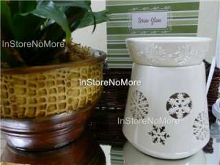 Scentsy FULL SIZE Warmer HOLIDAY Christmas SNOW GLOW SNOWGLOW 
