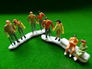 20 x 1:43 Painted Model People Figures Train O Scale  
