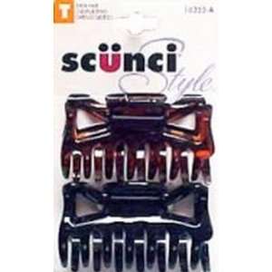  Scunci Jaw Clip Thck Hair (3 Pack)