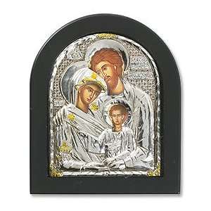  Holy Family Dome Icon Plaque, Religious Picture 