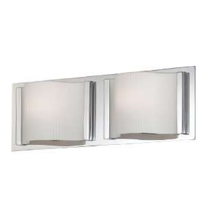   Forme Collection Curves 2 Light Bath Wall Fixture: Home Improvement