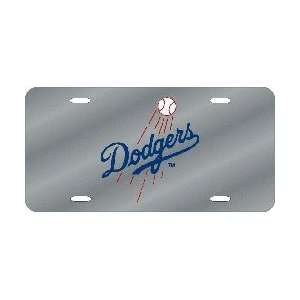  Los Angeles Dodgers Laser Cut Silver License Plate 