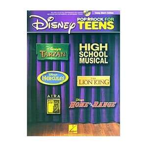  Disney Pop/Rock for Teens Book With CD