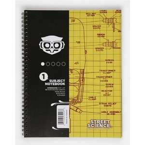  STREET SCIENCE   5 Subject Notebook   Blueprint (The Mic 