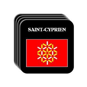 Languedoc Roussillon   SAINT CYPRIEN Set of 4 Mini Mousepad Coasters