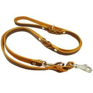   Schutzhund Lead Brown 42 84 Long, 3/4 Wide (18 Mm)