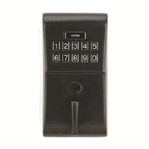   Oil Rubbed Bronze Modern Brass Keypad Style Deadbolt