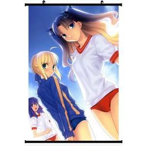 Home Decor Japanese Anime Wall Scroll Poster Fate Stay Night Saber(DIY 
