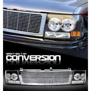   Suburban Sport Grill + Headlights Conversion   Chrome Automotive