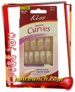 Kiss Natural Curves Nails Longer Hand Designed CMK01,CMK02  